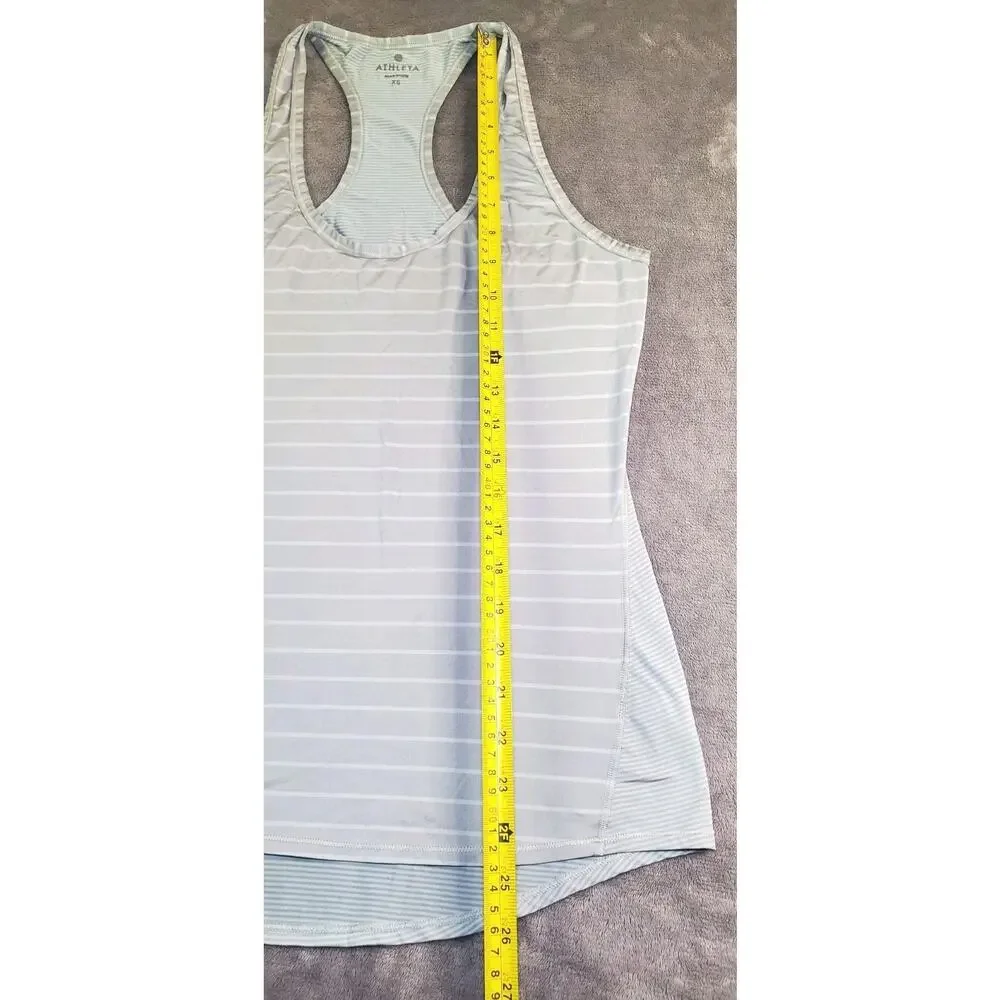 Athleta Size XS Women's Gray Athletic Sleeveless Stretch Tank Top Activewear Za3 - Picture 2 of 9